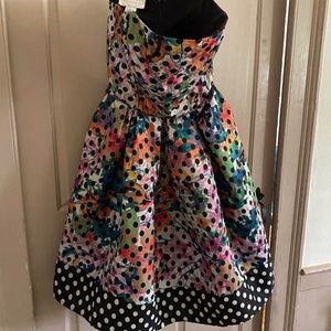Anthropologie Corey Lynn Calter Lavendel polka dot dress size 2